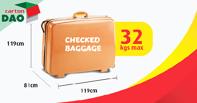 Kích thước hành lý ký gửi khi đi máy bay hãng Vietjet Air