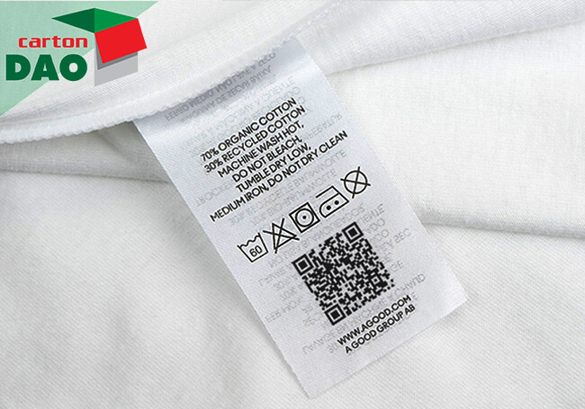 Ký hiệu trên nhãn mác quần áo mã cung cấp thông tin
