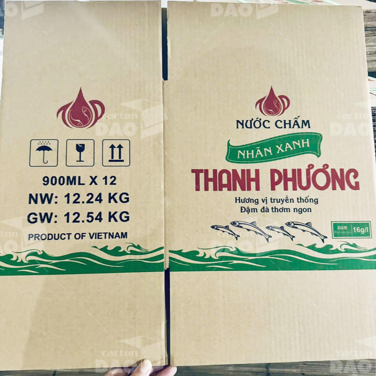 Lưu ý khi chọn thùng carotn đựng nước mắm