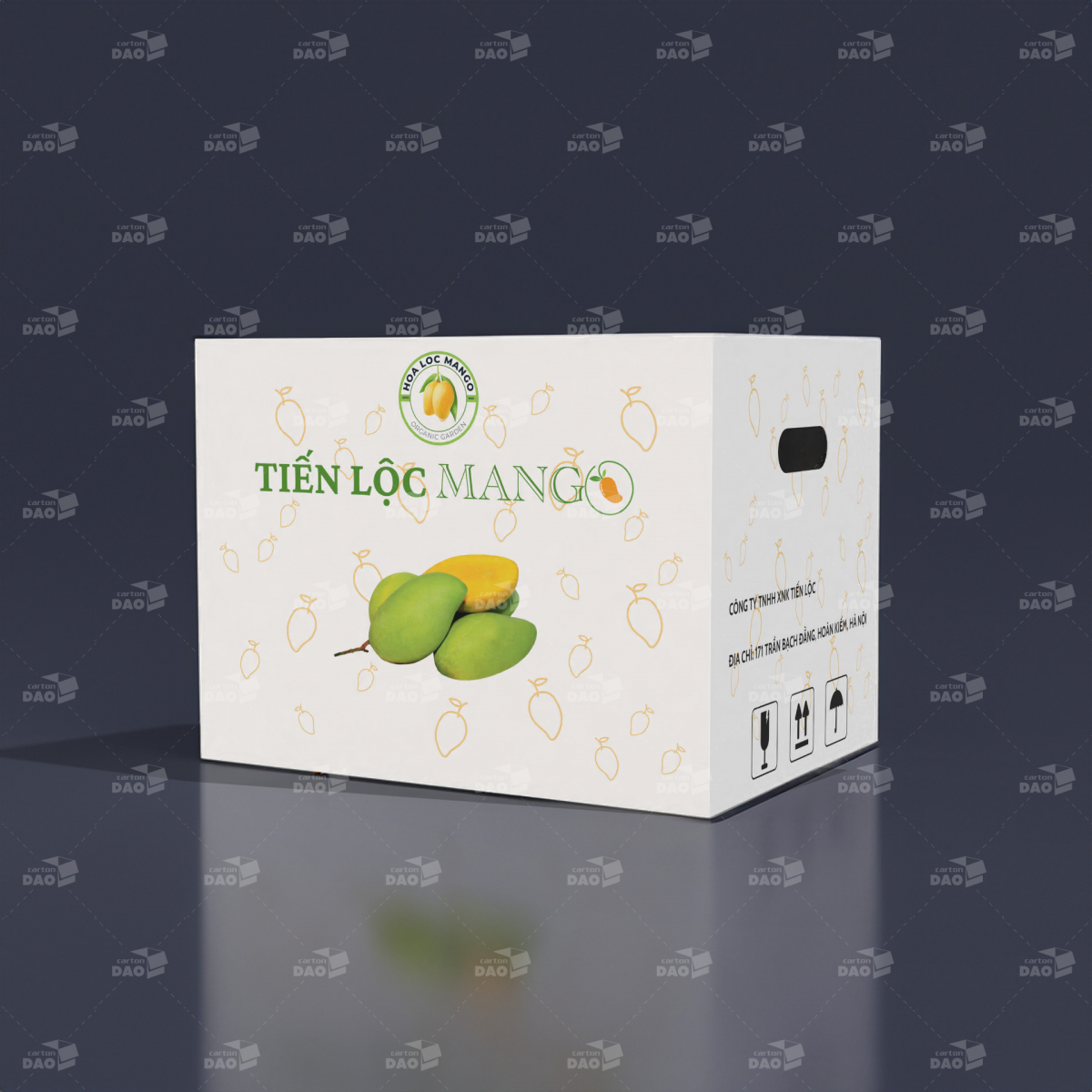 Thùng carton đựng Xoài