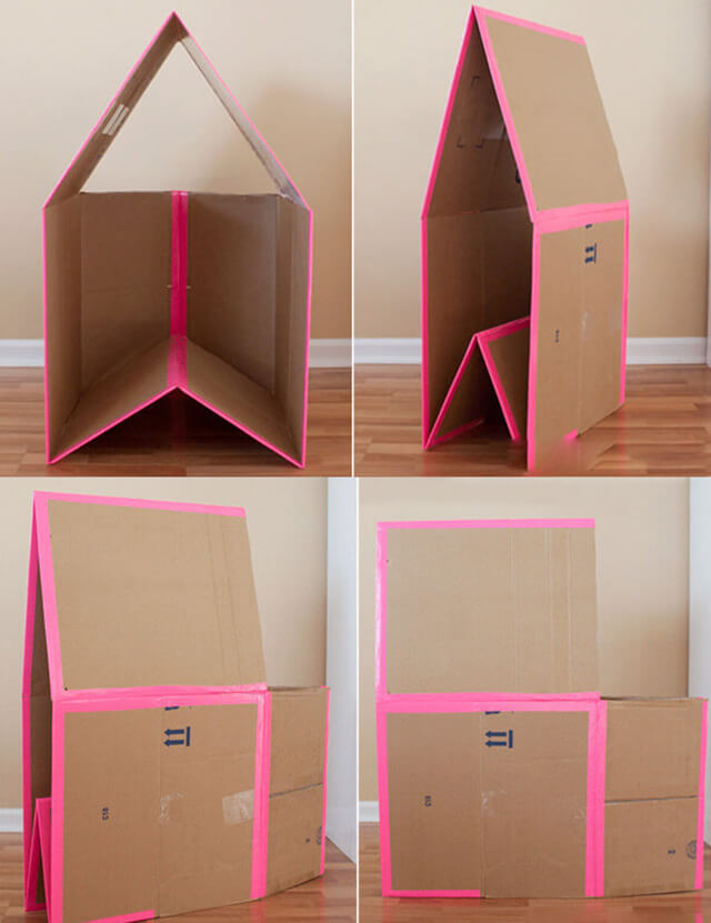 Cách thực hiện ngôi nhà vì thế thùng Carton