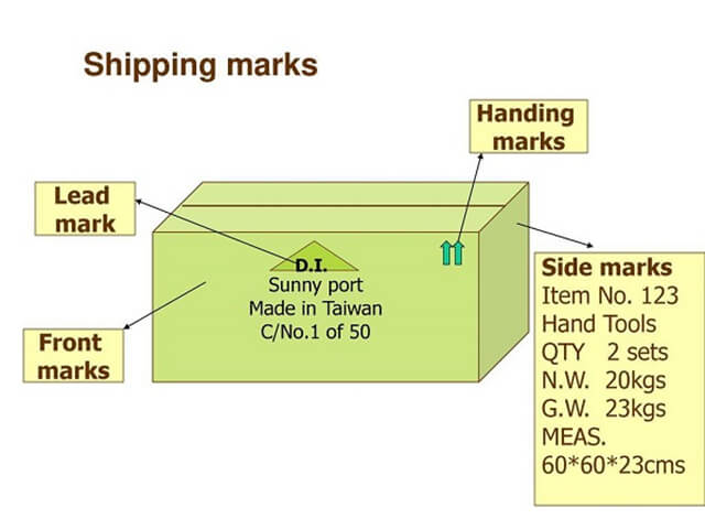 Shipping mark là gì