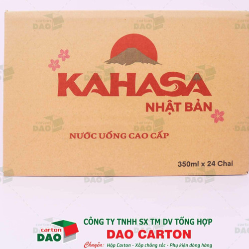  In thùng carton đựng nước suối giá rẻ tại Cần Thơ