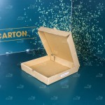 Hộp carton nắp gài 23x23x4 cm đựng pizza