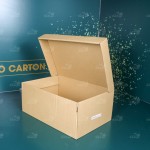 Hộp carton nắp gài 34x23x14 cm đựng giày dép