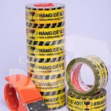 6 cuộn băng keo hàng dễ vỡ 100 Yard - 4.8cm