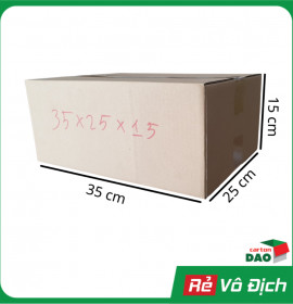 Thùng carton 35x25x15 cm