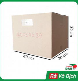 Thùng carton 40x30x30 3 lớp