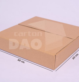 Hộp carton 25x25x5 cm