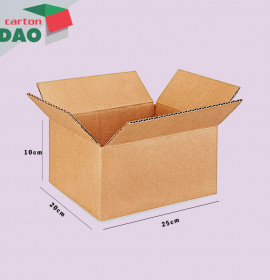 Hộp carton 25x20x10 cm