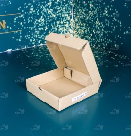 Hộp carton nắp gài 16x16x4 cm đựng pizza