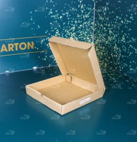 Hộp carton nắp gài 23x23x4 cm đựng pizza