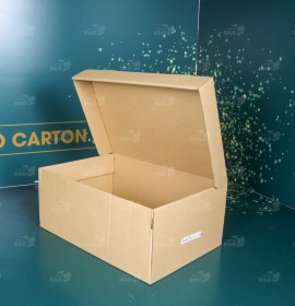 Hộp carton nắp gài 34x23x14 cm đựng giày dép