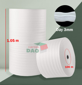 Cuộn mút xốp PE Foam 3mm đóng gói hàng hóa khi vận chuyển