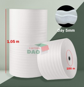 Mút xốp PE Foam 5mm chống sốc cuộn dài 50m
