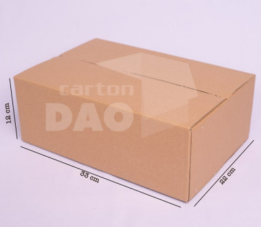 Hộp carton 33x22x12 cm 