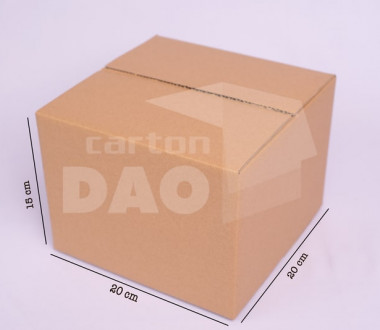 Hộp carton 20x20x15 cm 