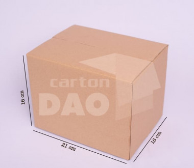 Hộp carton 21x16x16 cm 
