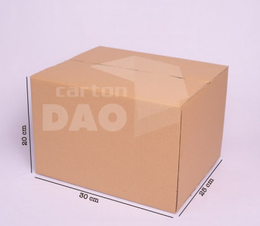 Hộp carton 30x25x20 cm