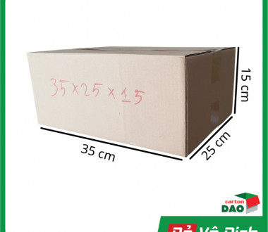 Thùng carton 35x25x15 cm