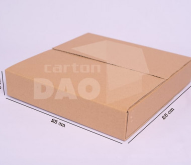 Hộp carton 25x25x5 cm