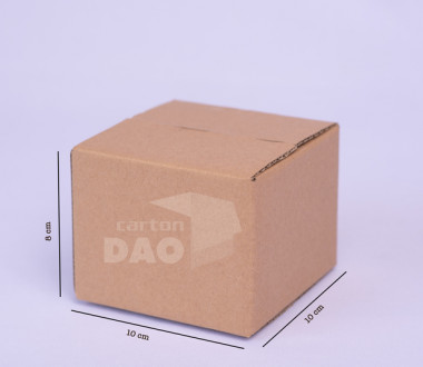 Hộp carton 10x10x8 cm 